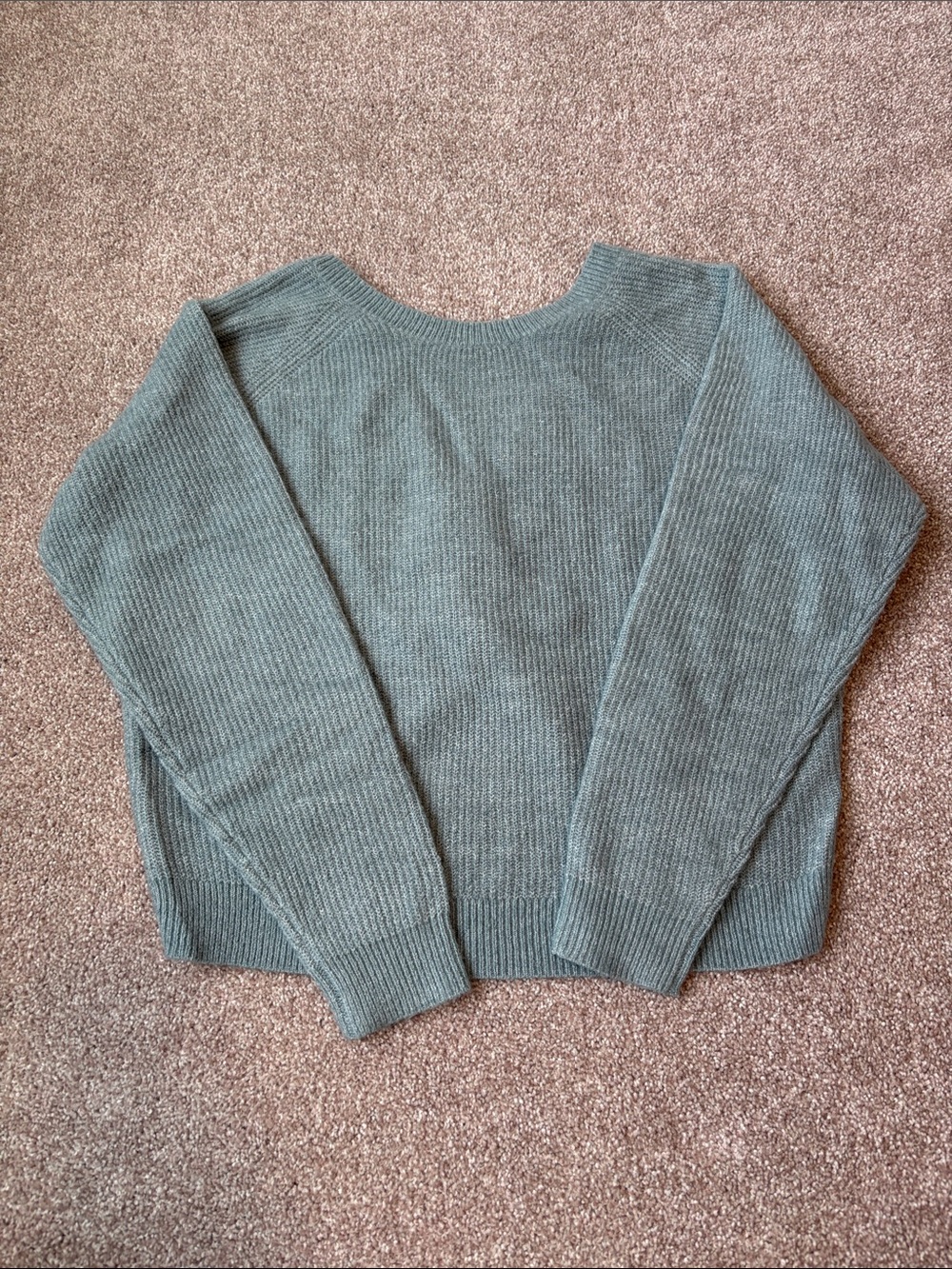 Gentle Fawn Knotted Back Crewneck Sweater in Light Blue